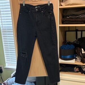 GAP Women's High Rise Black Jeans